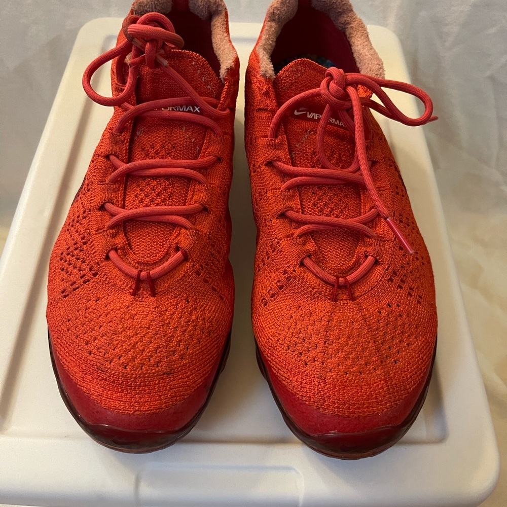 Vibrant Red Mens Sneakers